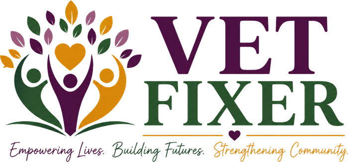 Vet Fixer. Empowering Lives. Building Futures. Strengthening Community.
